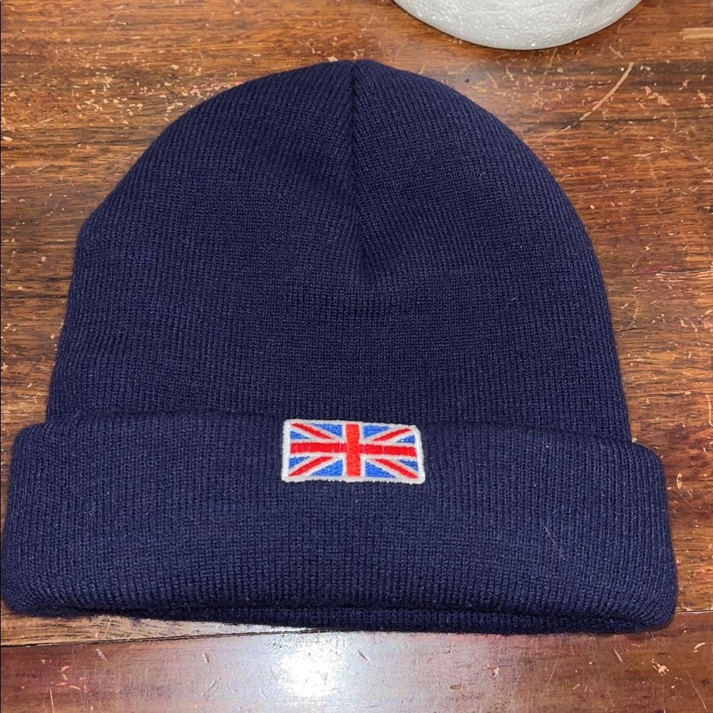 Union Jack uk 🇬🇧London style winter beanie knit ski snowboard cap hat Youth